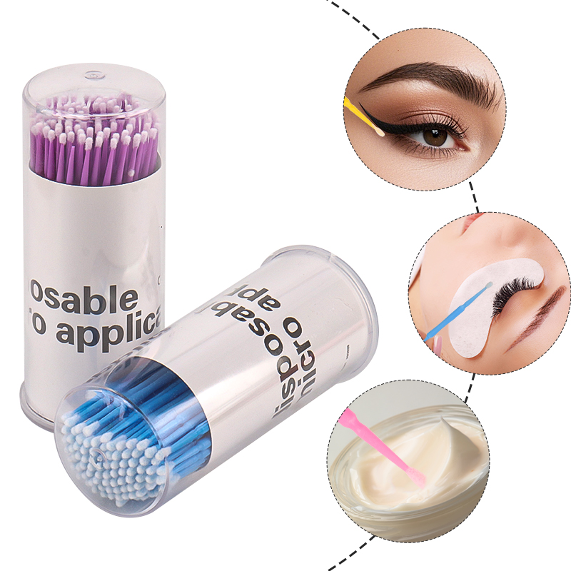 100 قطعة فرشاة رمش المتاح لاش  - مراجعة Eyelash Extension For Beginners وسعره