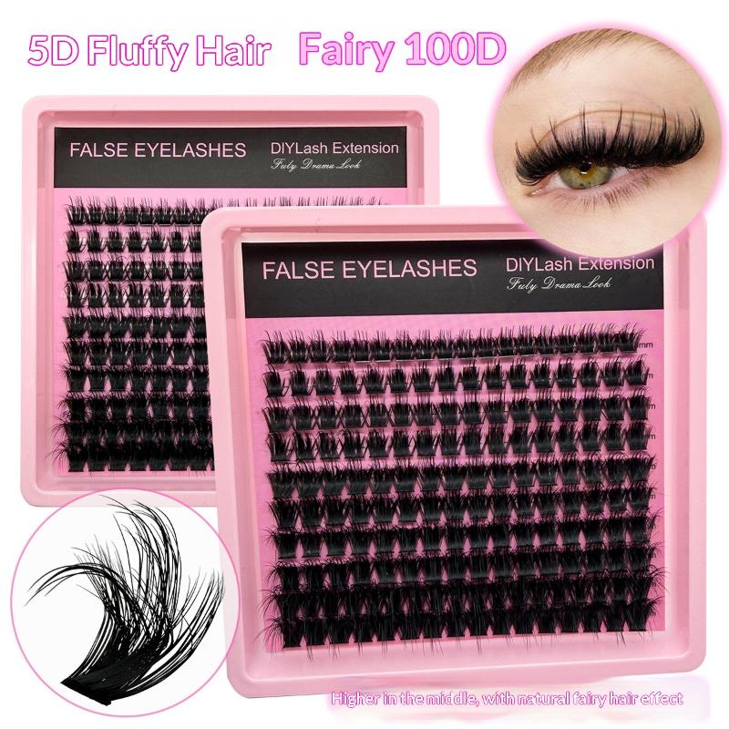 رموش كثيفة منفوشة بتجعيد D من  - مراجعة Eyelash Extension Salon وسعره